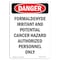 Signmission Sign, 10" H, 7" W, Rigid Plastic, Portrait Formaldehyde May Cause Cancer, Portrait, V-1903 OS-DS-P-710-V-1903 - alternate 1